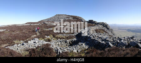 Tre`r Ceiri, Iron Age Hillfort North Wales, Stock Photo